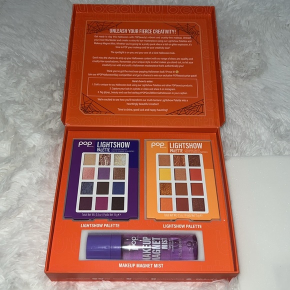POP Beauty Lightshow Palette Fire Fit & Slay + Magnet Mist Makeup Setting Spray - Picture 3 of 15